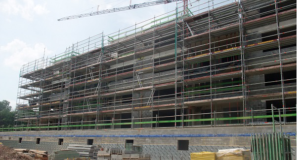 Chantier d’habitation sociale Poltrop Belgique